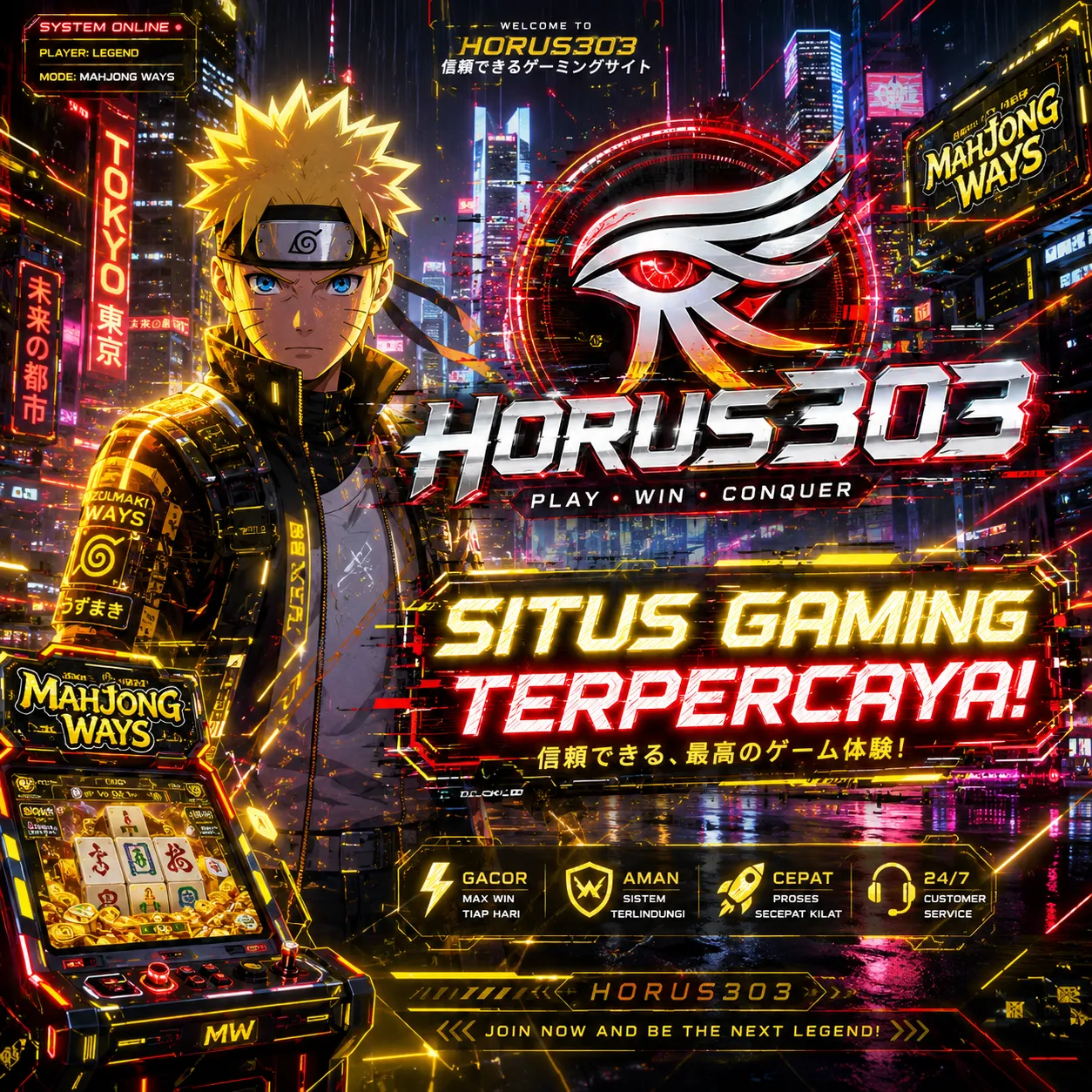HORUS303 : Promo Situs Slot Gacor Server Thailand Bet 200 Perak Murah Mudah Maxwin